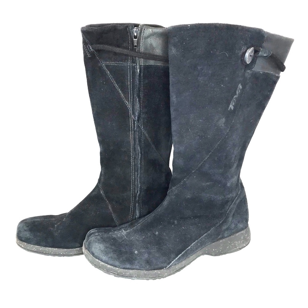 Teva Size 10 Suede Mid Calf Winter Boots